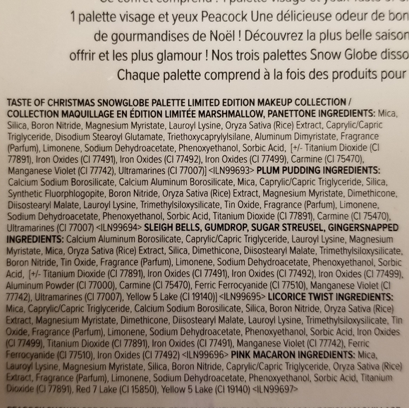 NIP Too Faced Let It Snow Globe “Taste of Christmas” Eye/Face Makeup Palette - Picture 12 of 12